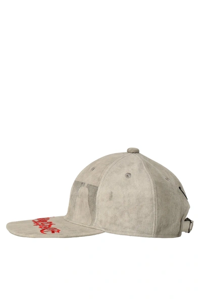 Shop Readymade Smile Cap With Logo Embroidery In Beige