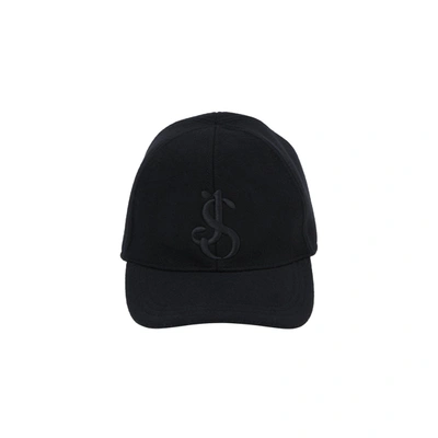 Shop Jil Sander Cashmere Js Hat In Black