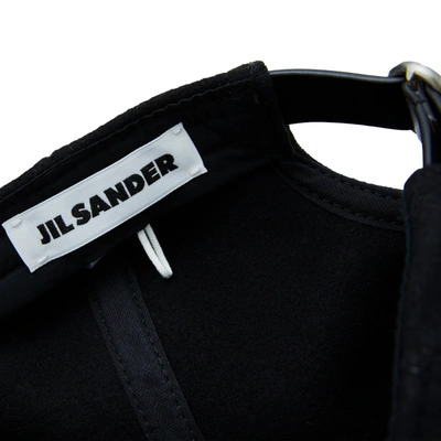 Shop Jil Sander Cashmere Js Hat In Black