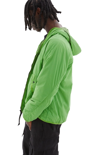 Shop C.p. Company G.d.p. Goggle Jacket In Green
