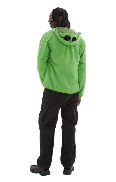 Shop C.p. Company G.d.p. Goggle Jacket In Green