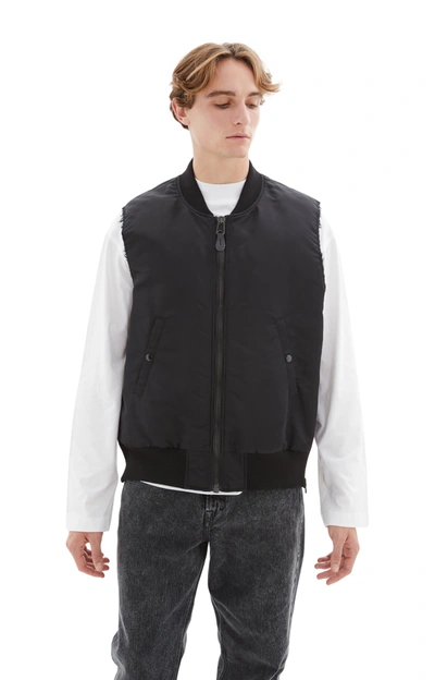 Shop Undercover Oversized Ma1 Vest In Black