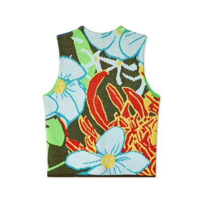 Sky High Farm Workwear Camo Knit Vest In Multicolor