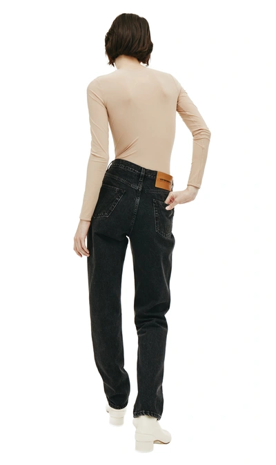 Maison Margiela Classic Jersey Bodysuit In Brown