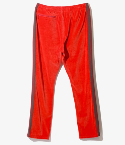 Shop Needles Narrow Track Pants In Red