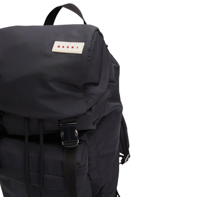 Shop Marni Men's Backpack In 00n99 Black