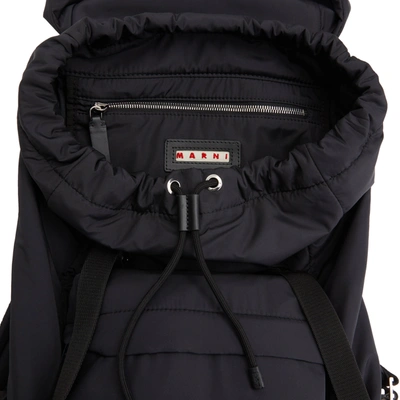 Shop Marni Men's Backpack In 00n99 Black