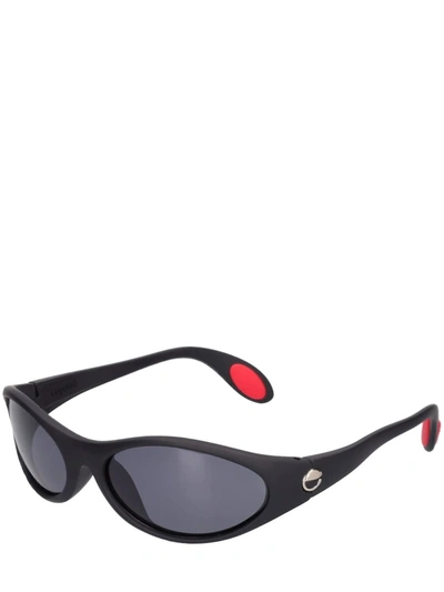 Shop Coperni Cycling Sunglasses In Black