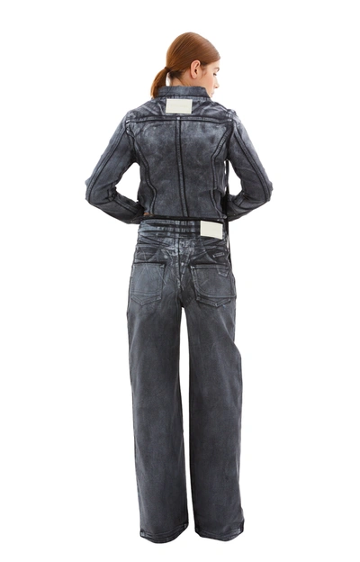 Ottolinger Double Fold Pants In Black/white