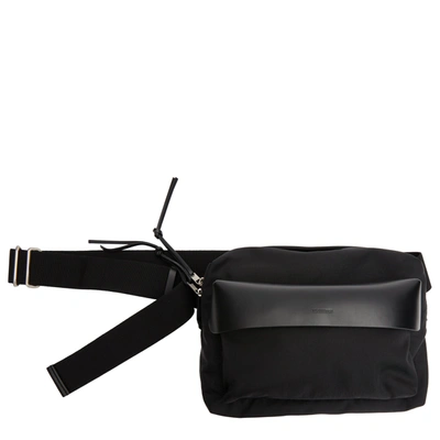 Shop Jil Sander Lid Messenger Bag In Black
