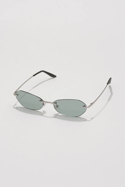 Shop Our Legacy Adorable Sunglasses In Matte Silver