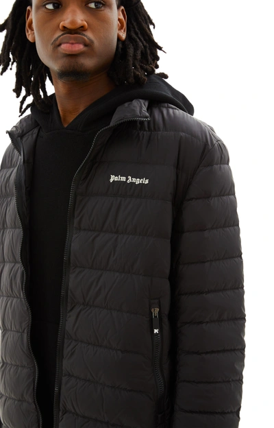 Shop Palm Angels Classic Logo 100 Gr Jacket In Black/off White