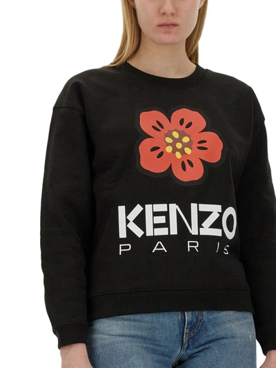 Shop Kenzo 'boke Flower' Sweatshirt In Black
