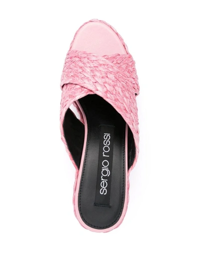Shop Sergio Rossi Sandals In Light Pink
