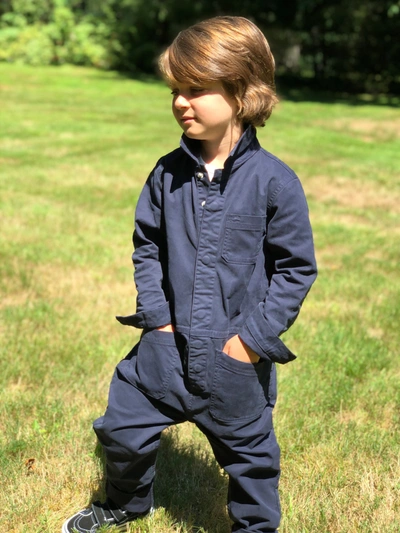 Alex Mill Mini Standard Jumpsuit In Dark Navy