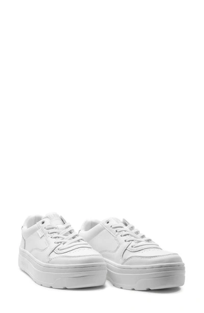 Palladium Pallasphalt Platform Sneaker In Star White