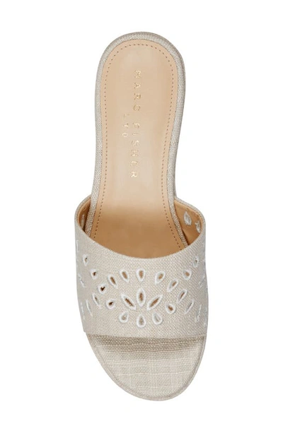 Shop Marc Fisher Ltd Foreva Platform Sandal In Light Natural 110