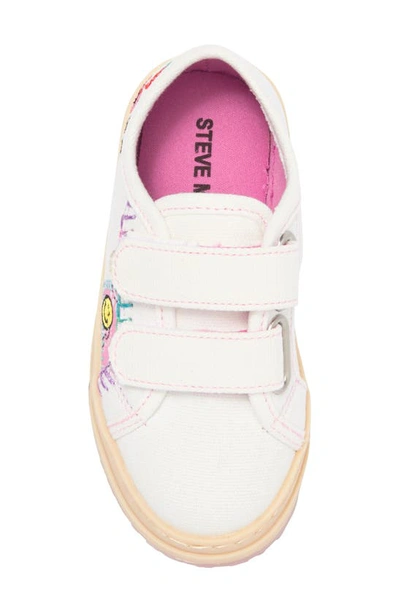 Shop Steve Madden Kids' Tmaples Sneaker In White Multi