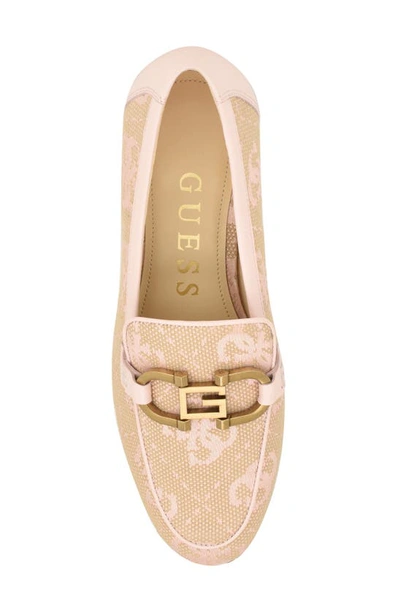 Shop Guess Isaac Bit Loafer In Light Pink