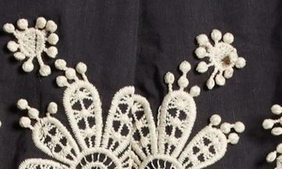 Kobi Halperin Annabel Embroidered Shorts In Black