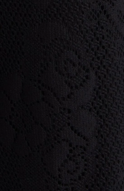 Kobi Halperin Joie Lace Open Front Blazer In Black