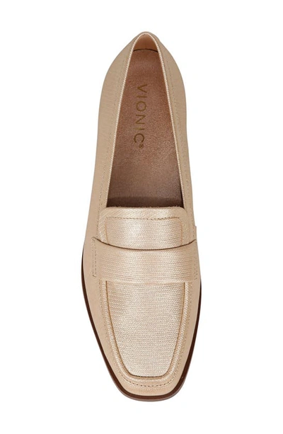 Shop Vionic Sellah Ii Loafer In Gold