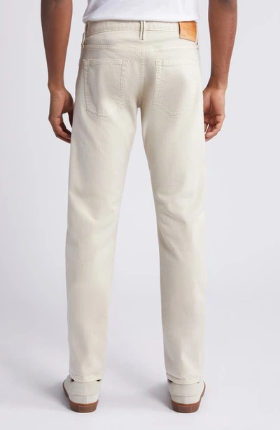 Shop Ag Tellis Modern Slim Twill Pants In Sulfur Sienna Sand