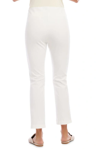 Karen Kane Seam Front Pants In Off White