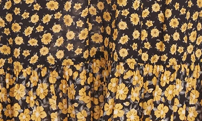 Shop Karen Kane Floral Drawstring Midi Skirt In Floral Print
