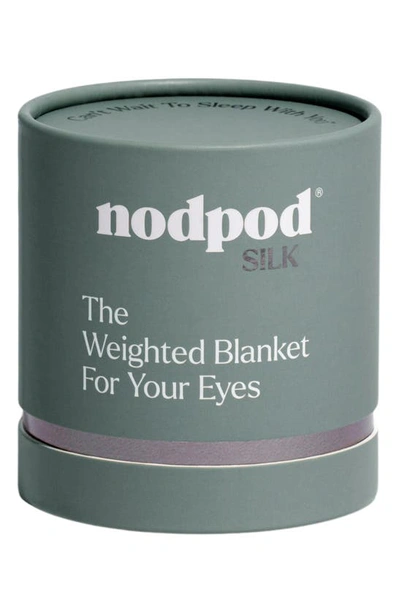 Shop Nodpod Silk & Velvet Weighted Sleep Mask In Willow