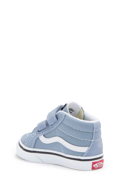 Shop Vans Kids' Sk8-mid Reissue V Sneaker In Color Theory Dusty Blue