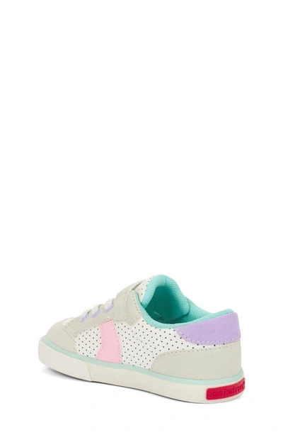 Shop See Kai Run Kids' Connor Sneaker In White Leather