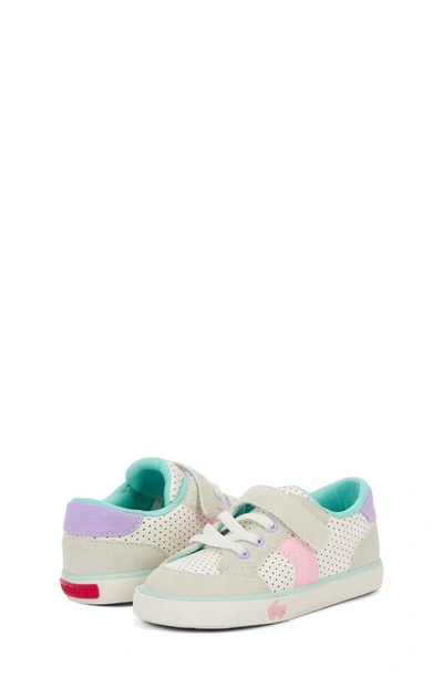 Shop See Kai Run Kids' Connor Sneaker In White Leather
