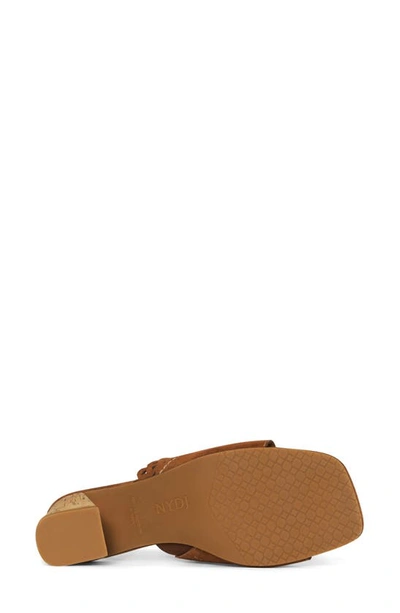 Nydj Alanah Slide Sandal In Cognac