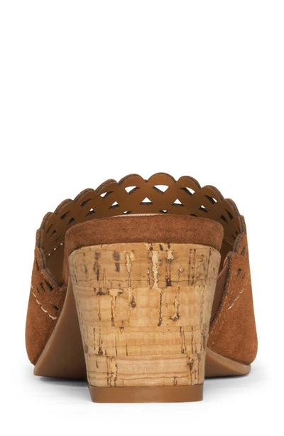 Nydj Alanah Slide Sandal In Cognac