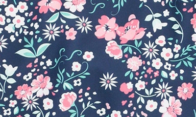 Rufflebutts Kids' Moonlit Meadow Butterfly Sleeve One-piece Swimsuit In Blue