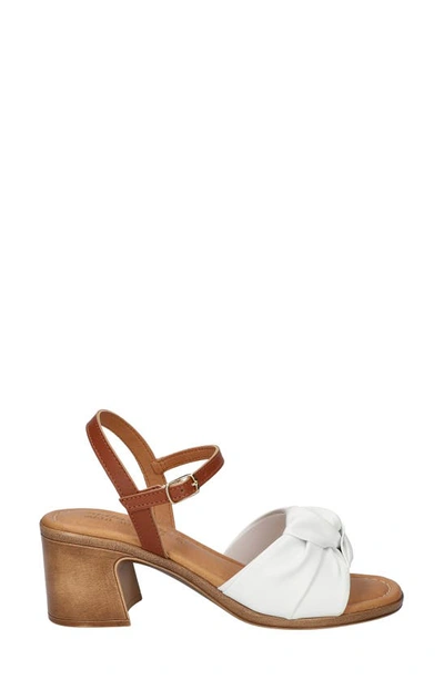 Shop Bella Vita Ave-italy Ankle Strap Sandal In White Italian Leather