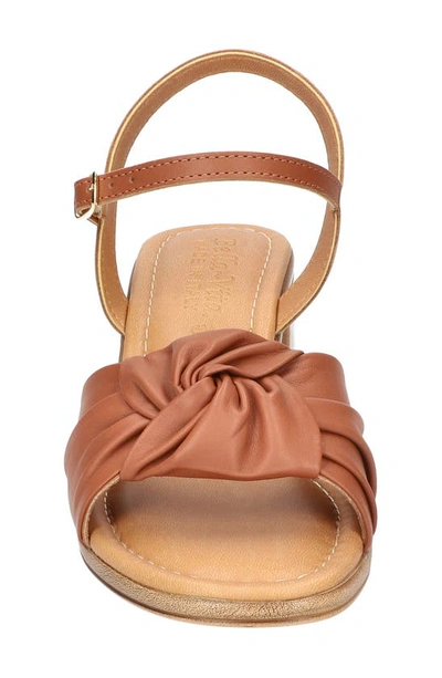 Bella Vita Ave-italy Ankle Strap Sandal In Whiskey Italian Leather
