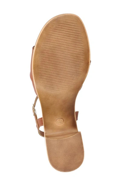 Shop Bella Vita Ave-italy Ankle Strap Sandal In Whiskey Italian Leather