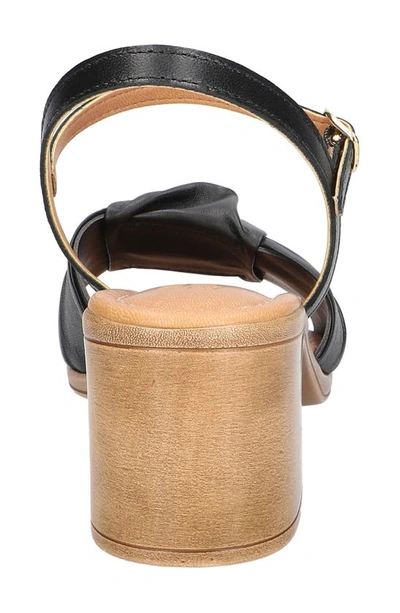 Bella Vita Ave-italy Ankle Strap Sandal In Black Italian Leather