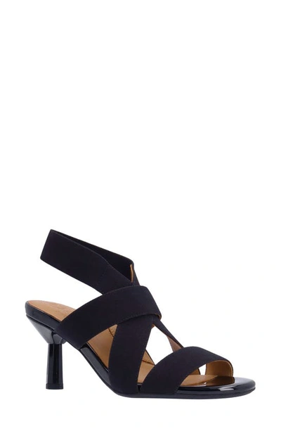 Shop L'amour Des Pieds Lunette Ankle Strap Sandal In Black