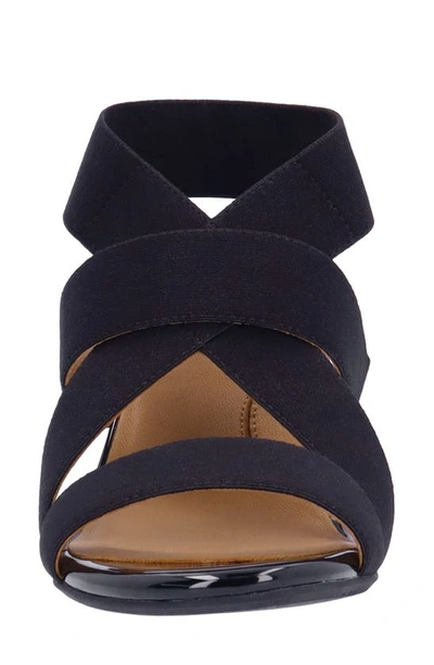 L'amour Des Pieds Lunette Ankle Strap Sandal In Black