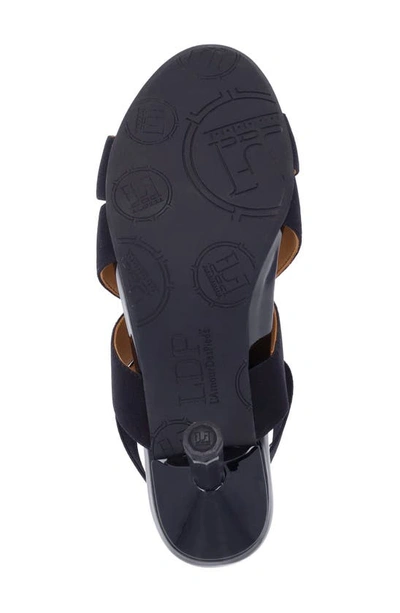 L'amour Des Pieds Lunette Ankle Strap Sandal In Black