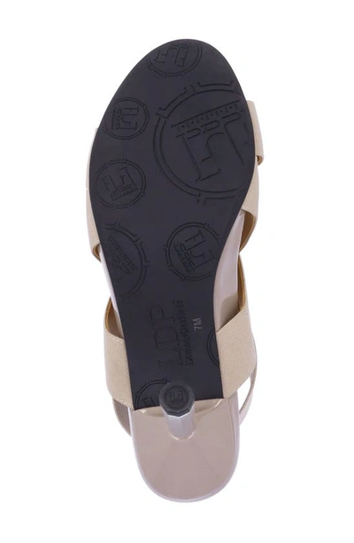 L'amour Des Pieds Lunette Ankle Strap Sandal In Taupe