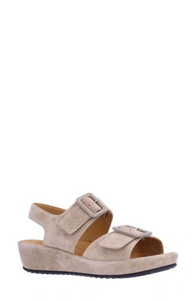 Shop L'amour Des Pieds Cantura Slingback Sandal In Taupe