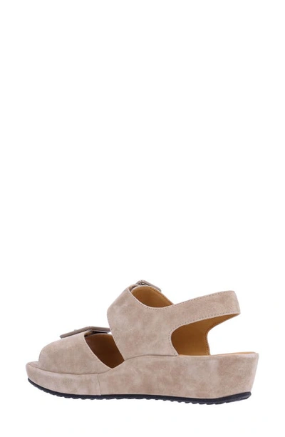 L'amour Des Pieds Cantura Slingback Sandal In Taupe