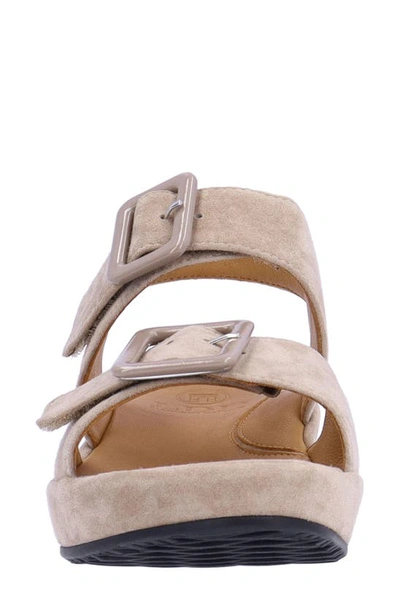 L'amour Des Pieds Cantura Slingback Sandal In Taupe