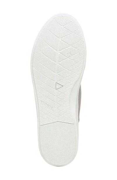 Vionic Beach Collection Pismo Lace-up Sneaker In Light Grey