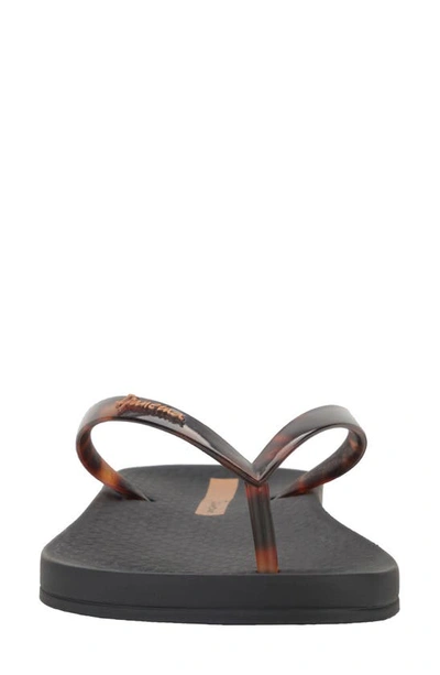 Shop Ipanema Ana Flip Flop In Black/ Clear