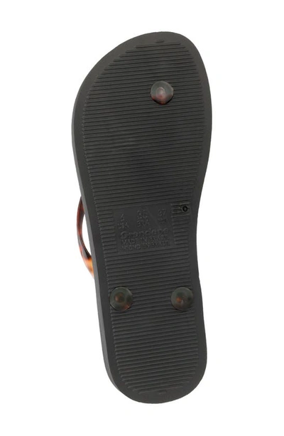 Ipanema Ana Flip Flop In Black/ Clear